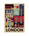 Puzzle 1000 piezas - Postal de Londres  - Clementoni [39844]