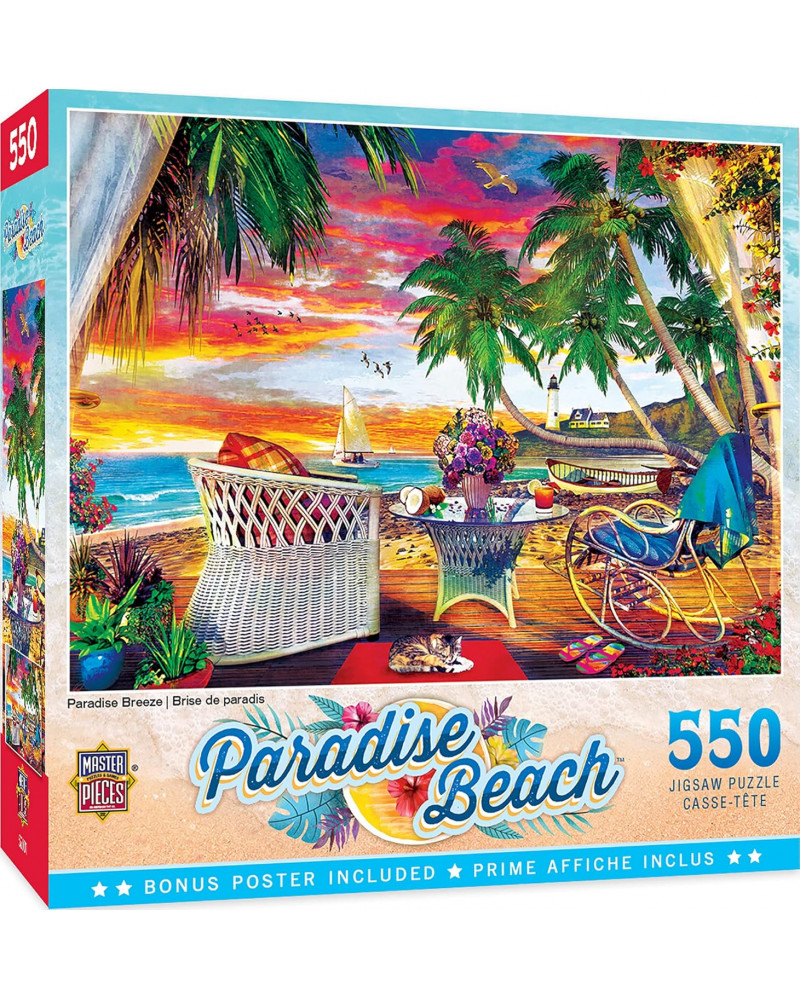 Puzzle 550 Piezas - Paradise Breeze - Master Pieces
