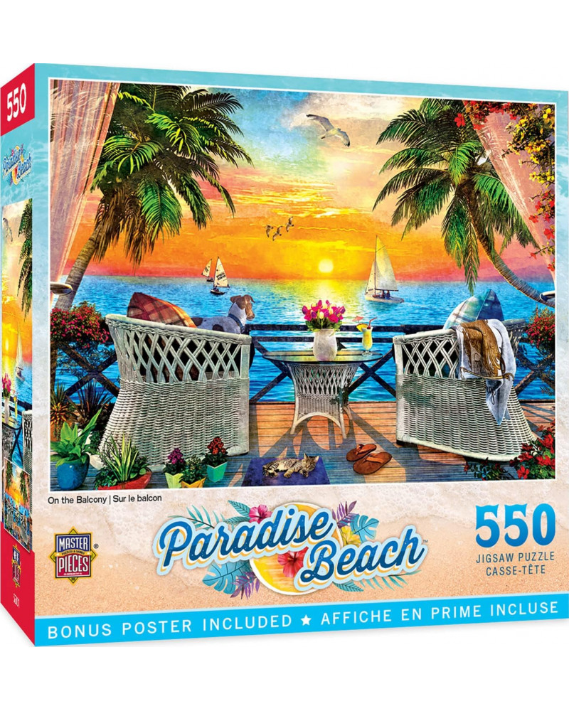 Puzzle 550 Piezas - On the Balcony - Master Pieces