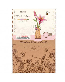 Puzzle 3D - Flor de Madera...