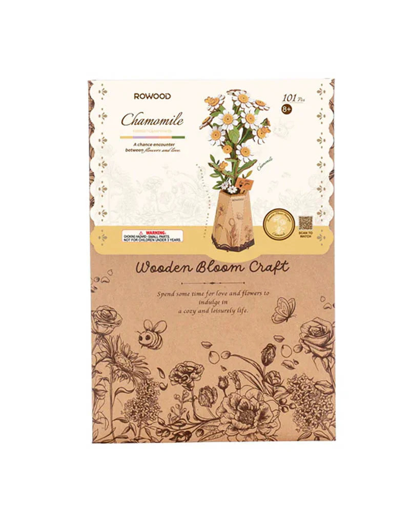 Puzzle 3D - Flor de Madera - Chamomile - Rowood TW061