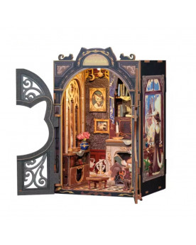 Puzzle 3D - Separador de Libros - Count Cat's Study - CuteBee [SD03]