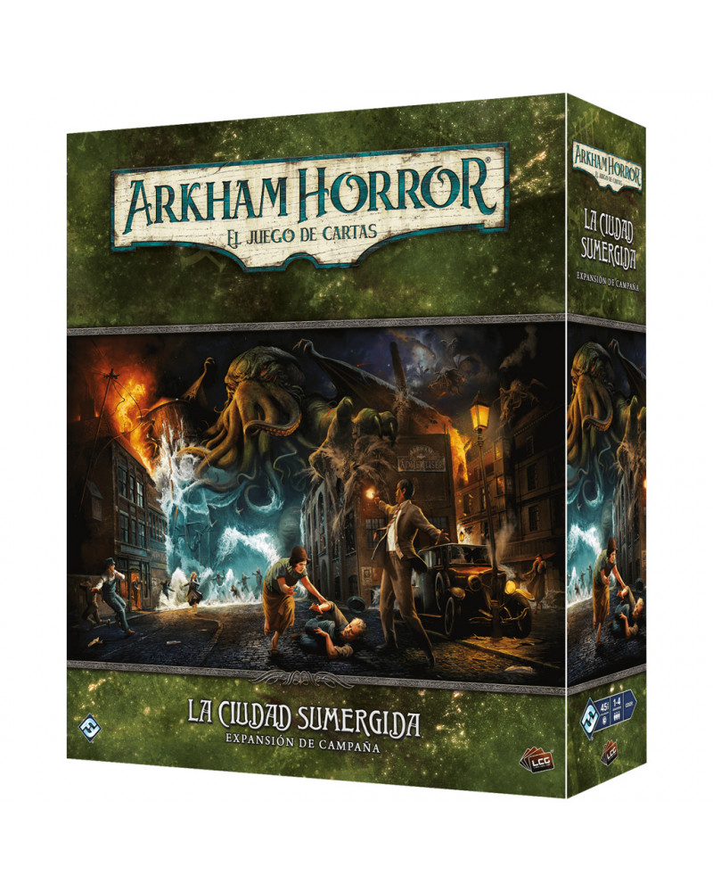 Arkham Horror LCG - La Ciudad Sumergida Expansión Campaña