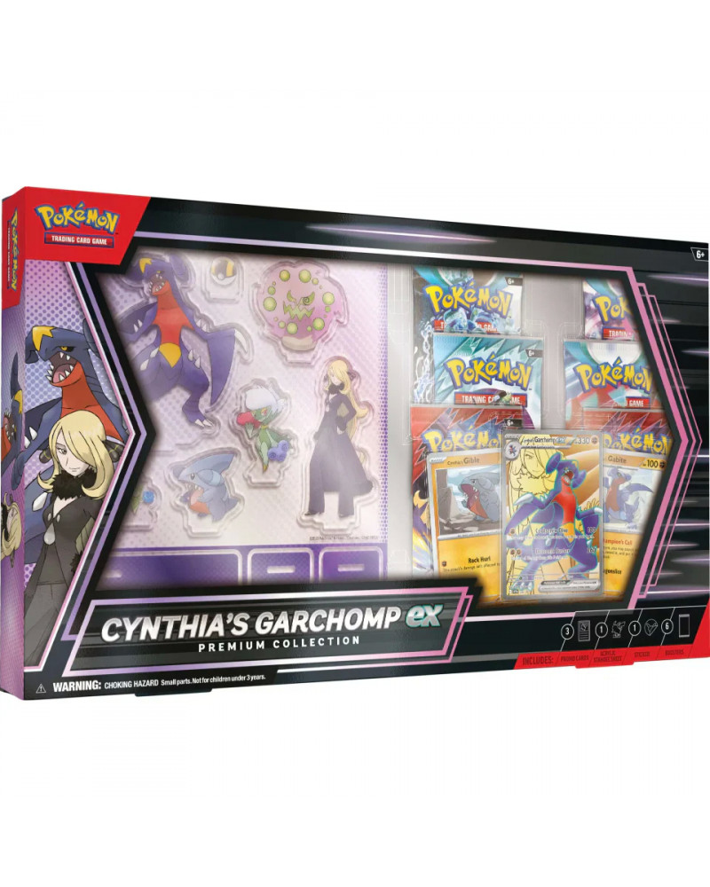 JCC Pokémon: Escarlata y Púrpura - Colección Prémium Garchomp Ex de Cynthia