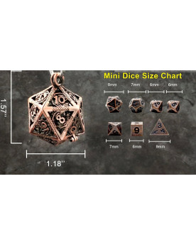 Llavero Dados Miniatura