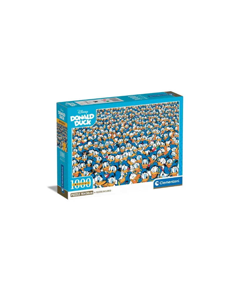 Puzzle 1000 Piezas - Pato Donald Imposible Puzzle - Clementoni [39799]