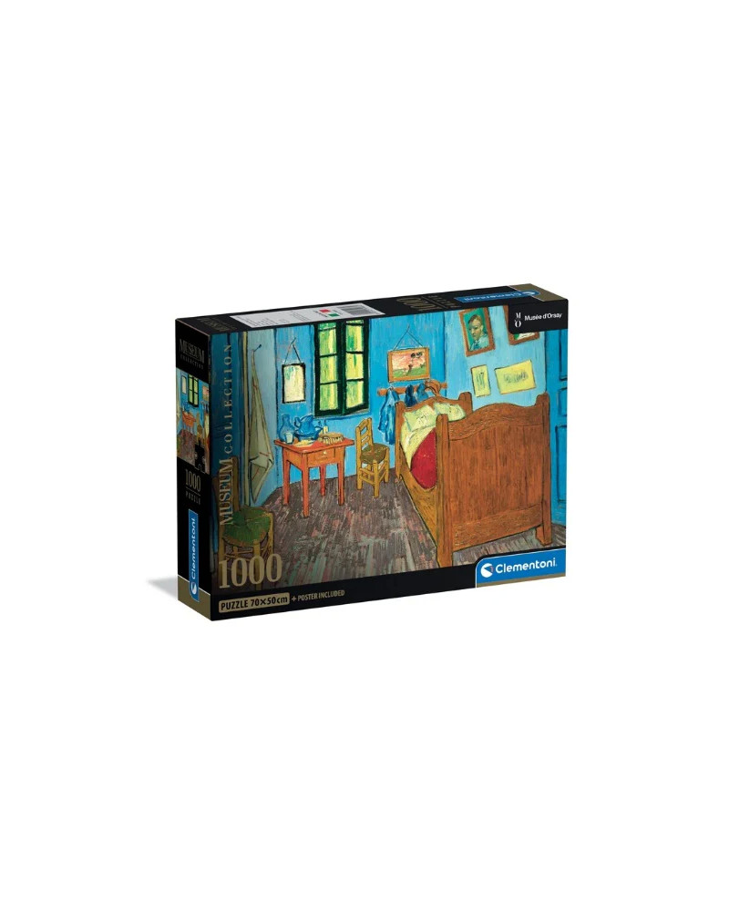 Puzzle 1000 piezas - Van Gogh, Bedroom in Arles - Clementoni [39968]