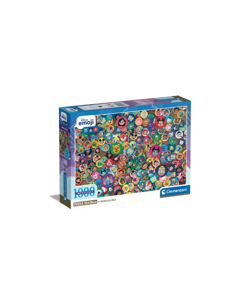 Puzzle 1000 Piezas - Disney Emoji Imposible Puzzle - Clementoni [39829]