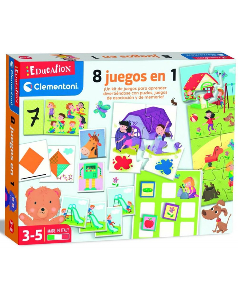 8 Juegos en 1 - Clementoni