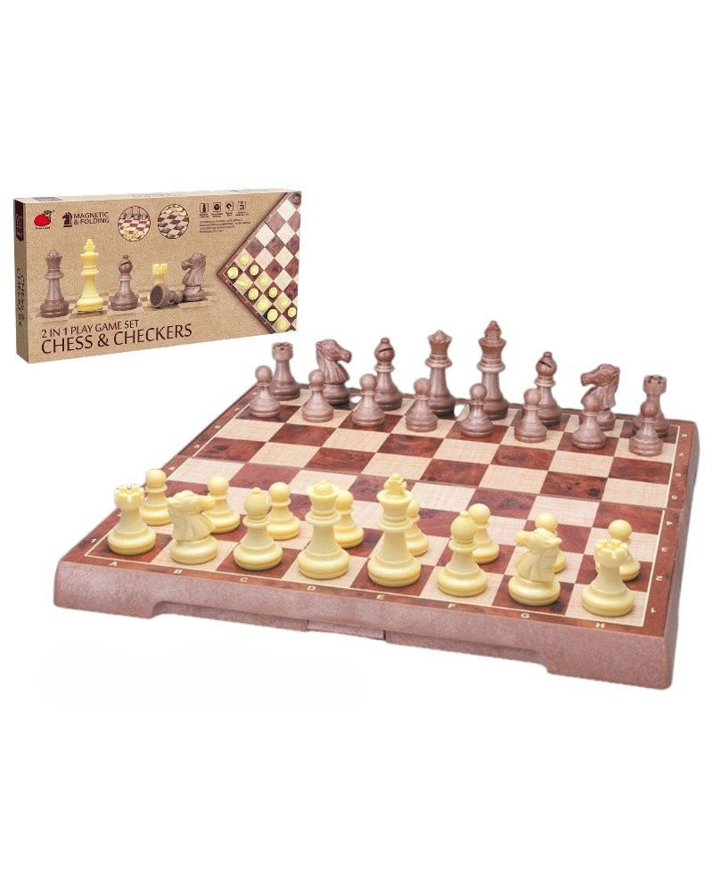 Ajedrez Magnético 2 en 1