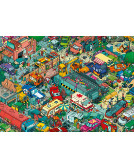 Puzzle 1000 piezas - Car Cementery - Heye