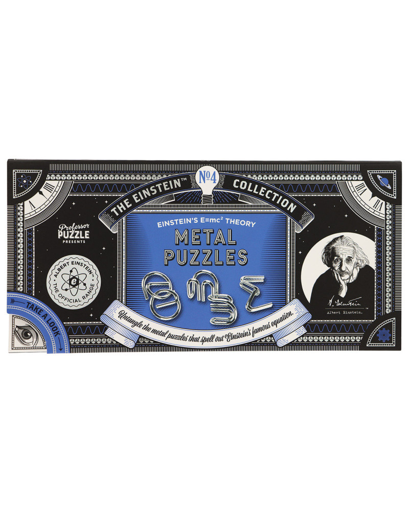 Puzzle de Ingenio -  Set de 3 Puzzles - Einstein Collection Metal