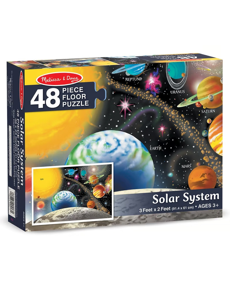 [Empaque Dañado] Puzzle 48 piezas para suelo - Sistema Solar - Melissa & Doug