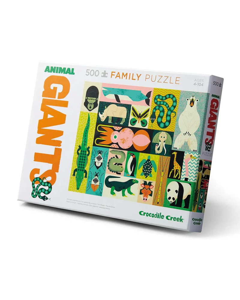 Puzzle 500 Piezas - Animal Giants - Crocodile Creek