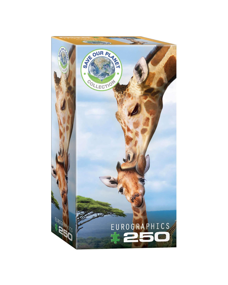 Puzzle 250 piezas - Giraffes - Eurographics