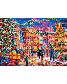 Puzzle 1000 Piezas - Village Square - Master Pieces