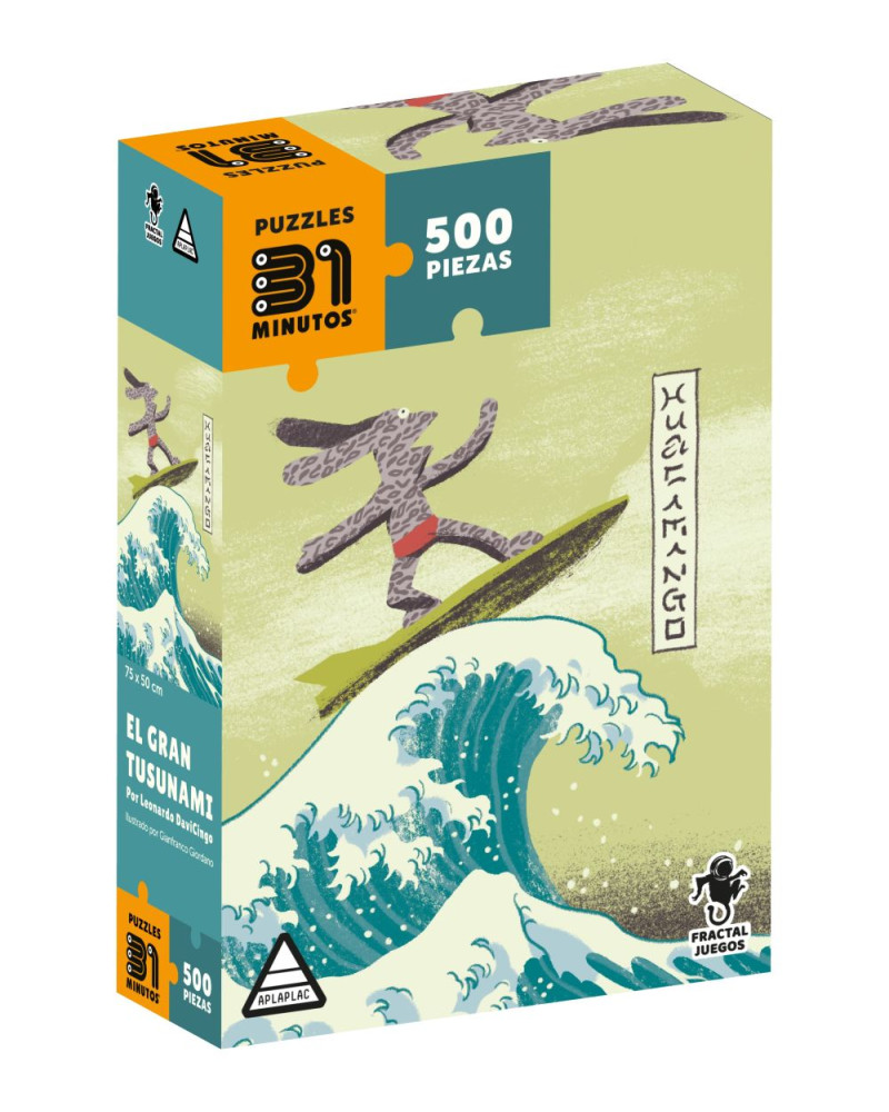 Puzzle 500 piezas - El Gran Tsunami - 31 Minutos