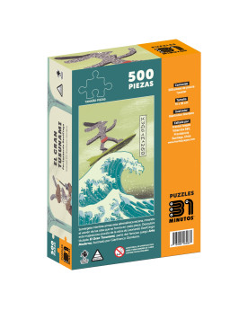 Puzzle 500 piezas - El Gran Tsunami - 31 Minutos
