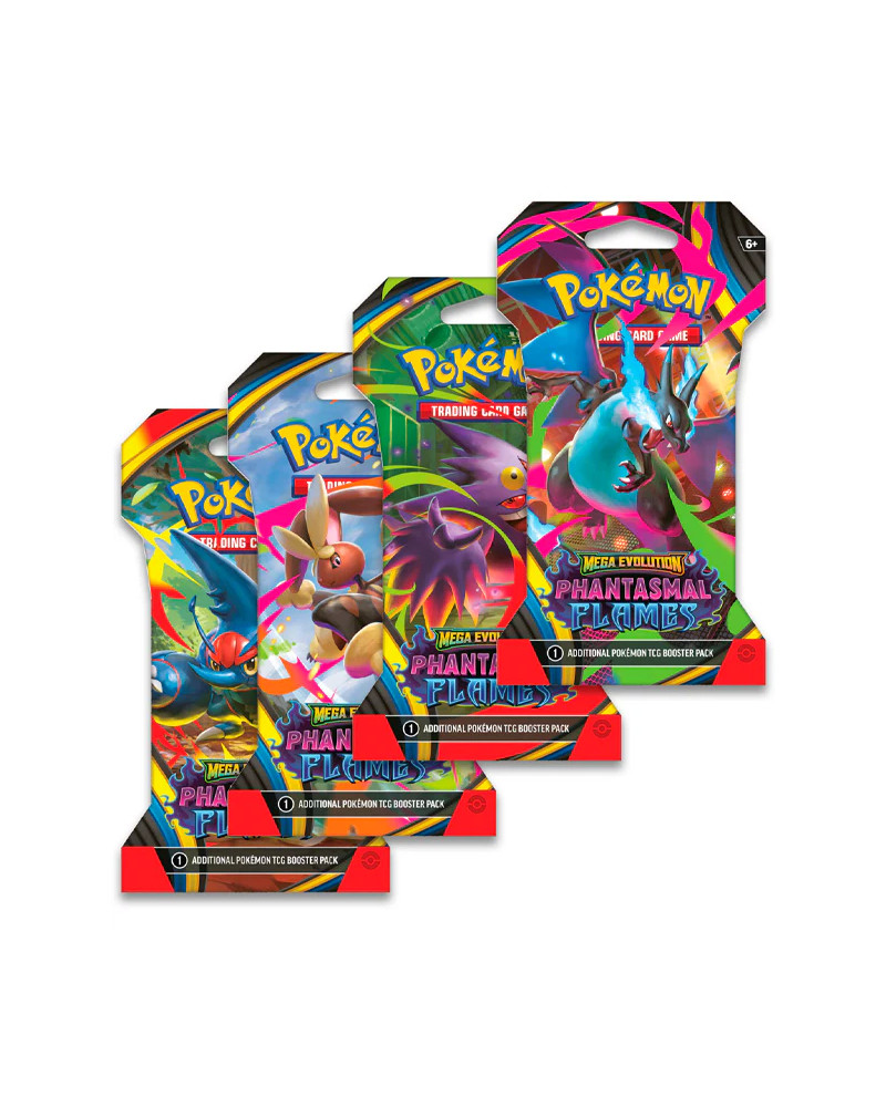 Pokémon TCG - Mega Evolution - Phantasmal Flames - Sleeved Booster Pack