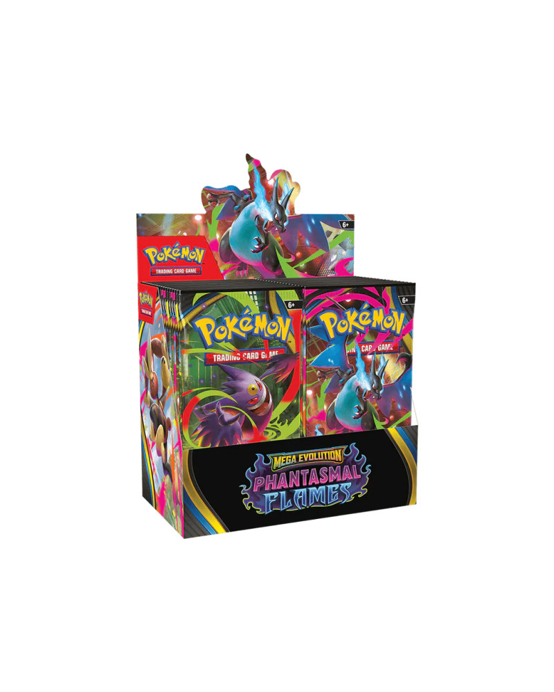 JCC Pokémon - Megaevolución - Llamaradas Fantasmales - Caja de Sobres de Refuerzo