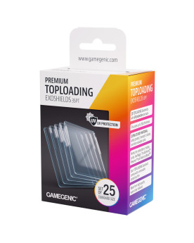 Protectores GG Premium Toploading Exoshields 35PT - Standard (Cartas hasta 63,5 X 89mm)