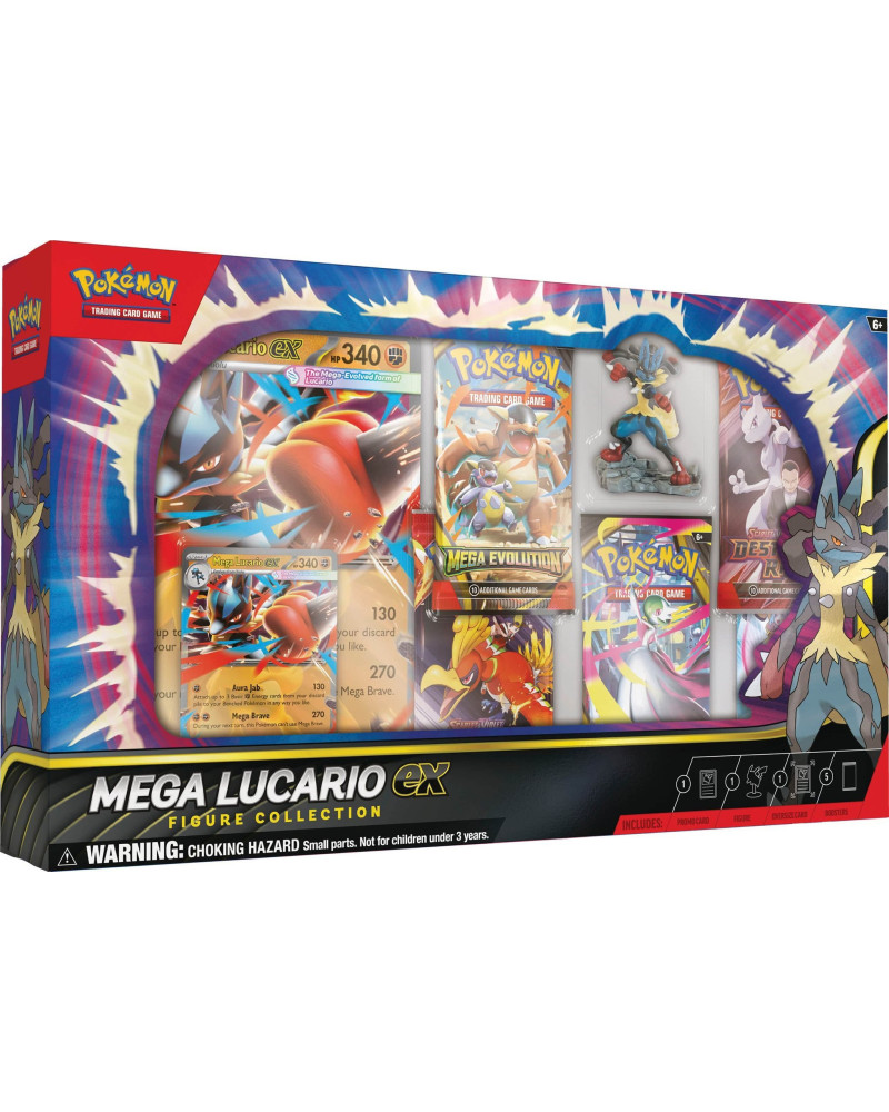 Pokémon TCG: Mega Lucario Ex Figure Collection