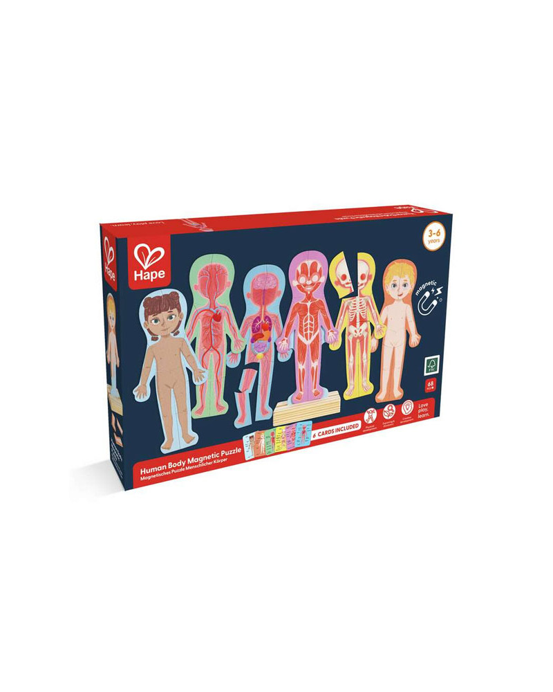 Puzzle Magnetico Cuerpo Humano - Hape