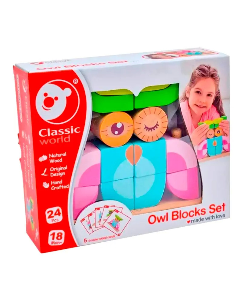 Owl Blocks Set - Classic World
