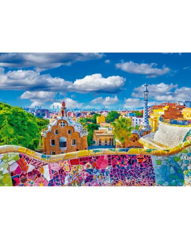 Puzzle 1000 piezas - Park Güell, Barcelona - Clementoni [39954]