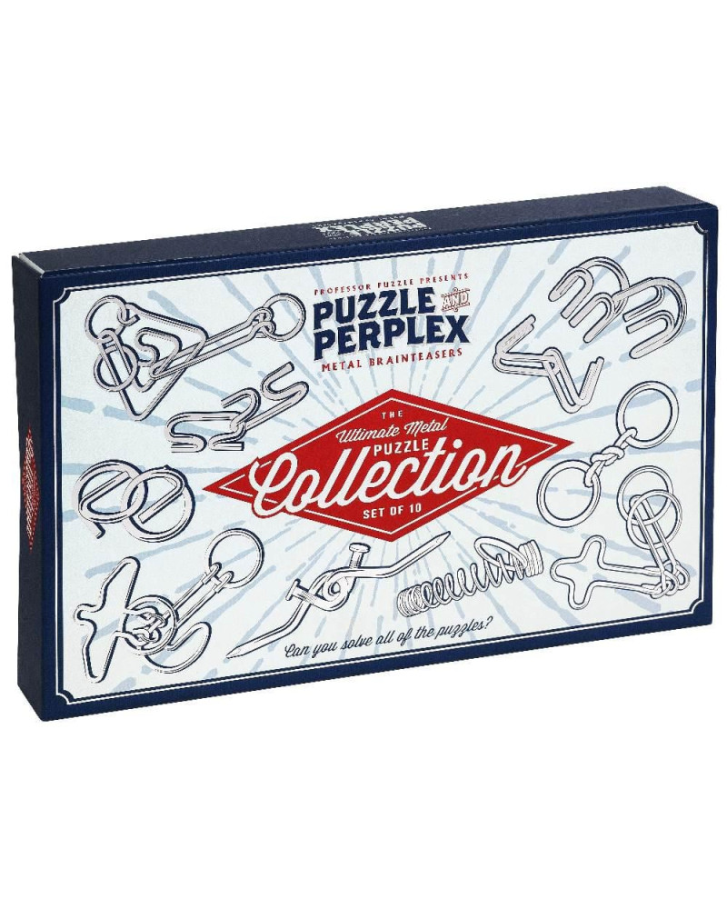 Puzzle de Ingenio -  Set de 10 - The Ultimate Metal Puzzle Collection - Professor Puzzle