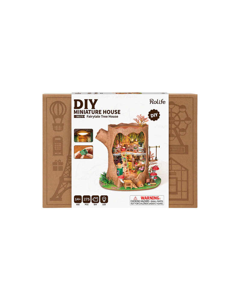 Puzzle 3D - Casita en Miniatura - Fairytale Tree House DG179 - Rolife