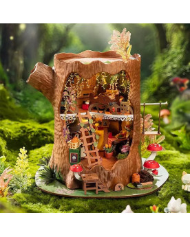 Puzzle 3D - Casita en Miniatura - Fairytale Tree House DG179 - Rolife