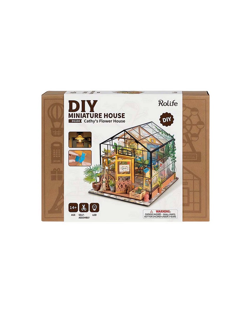 Puzzle 3D - Casita en Miniatura - Cathy's Flower House DG104 - Rolife