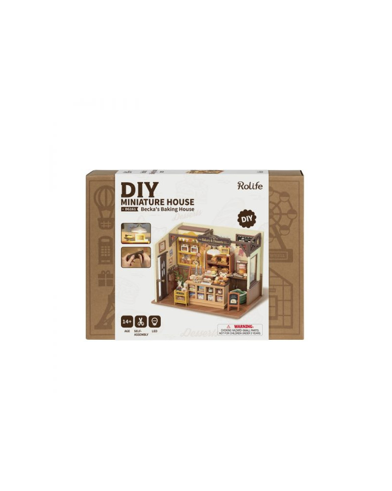 Puzzle 3D - Casita en Miniatura - Becka's Baking House DG161 - Rolife