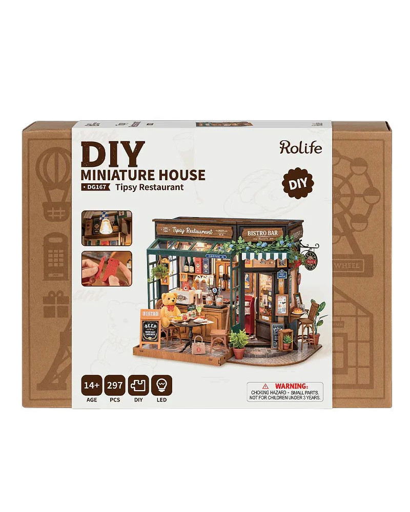 Puzzle 3D - Casita en Miniatura - Tipsy Restaurant - Rolife [DG167]