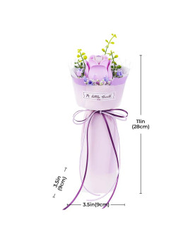 Puzzle 3D - Floral Art - Purple Rose - ROKR [AF021]