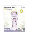 Puzzle 3D - Floral Art - Purple Rose - ROKR [AF021]