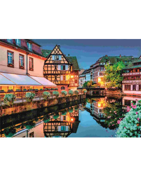 Puzzle 500 piezas - Strasbourg Old Town - Clementoni [35544]