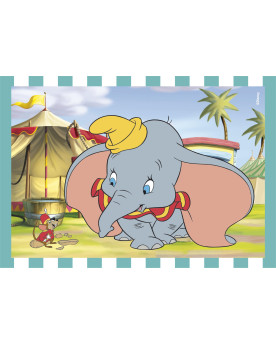 Puzzle Progresivo 4 en 1 - Disney Classics - Clementoni [21523]