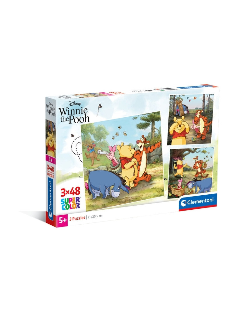 Puzzle 3x48 Piezas - Winnie the Pooh - Clementoni [25063]