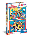 Puzzle 2x20 Piezas - Mickey - Clementoni [24791]