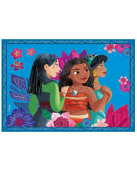 Puzzle Progresivo 4 en 1 - Disney Princess - Clementoni [21517]