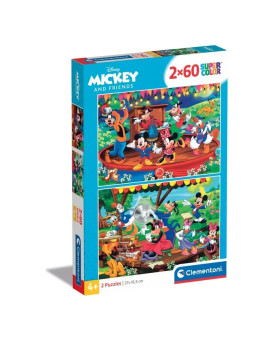 Puzzle 2x60 Piezas - Mickey...