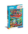 Puzzle 2x60 Piezas - Mickey y Amigos - Clementoni [07133]