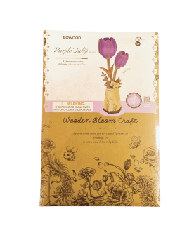 Puzzle 3D - Flor de Madera...