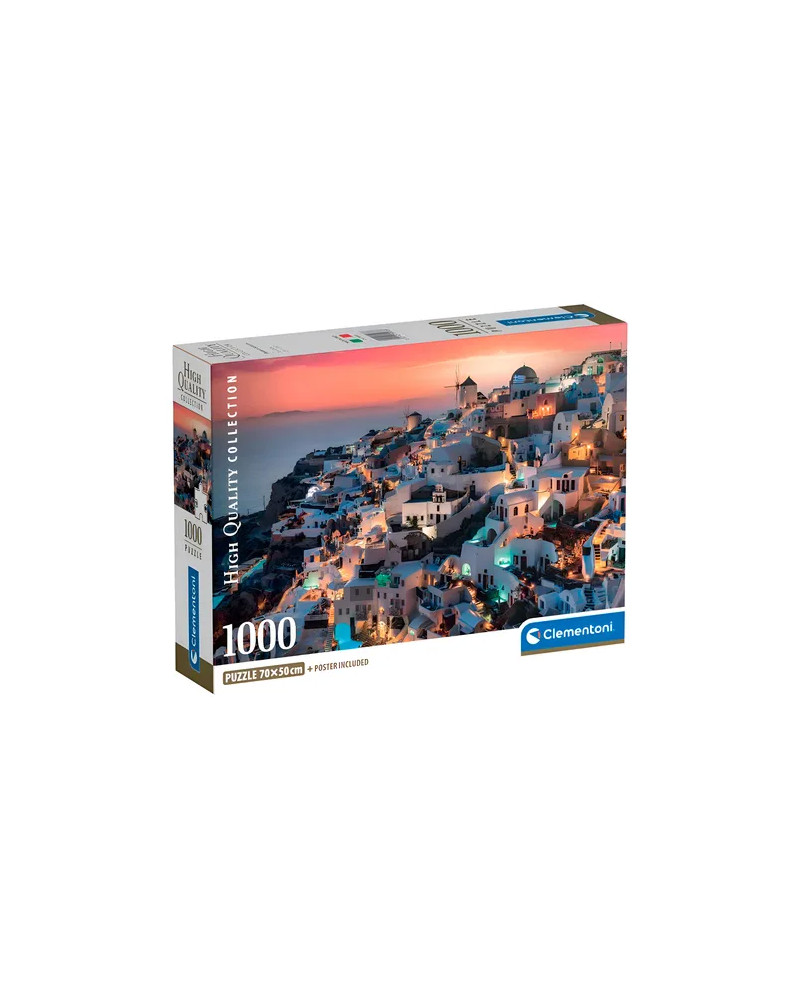 Puzzle 1000 Piezas - Shades of Santorini - Clementoni [39933]