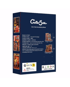 Puzzle 3D - Separador de Libros - Farewell to the Night - CuteBee [IBN02]