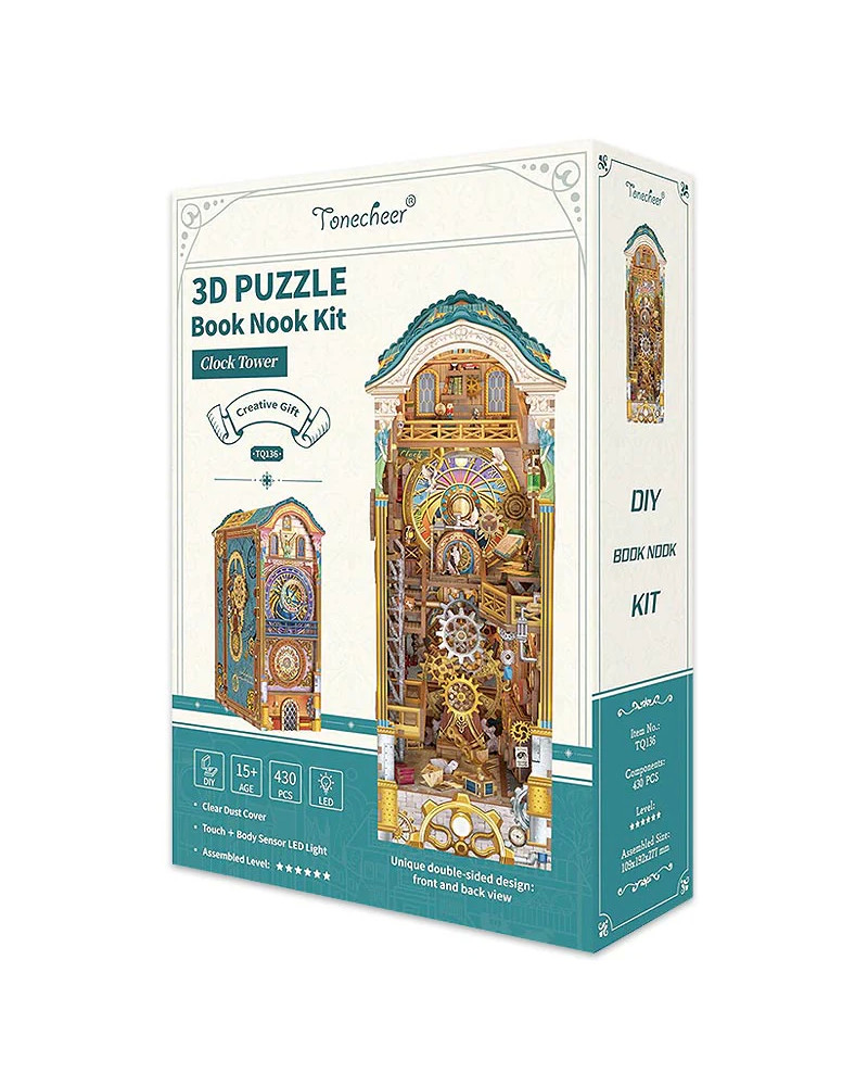 Puzzle 3D - Separador de Libros - Clock Tower - Tonecheer [TQ136]