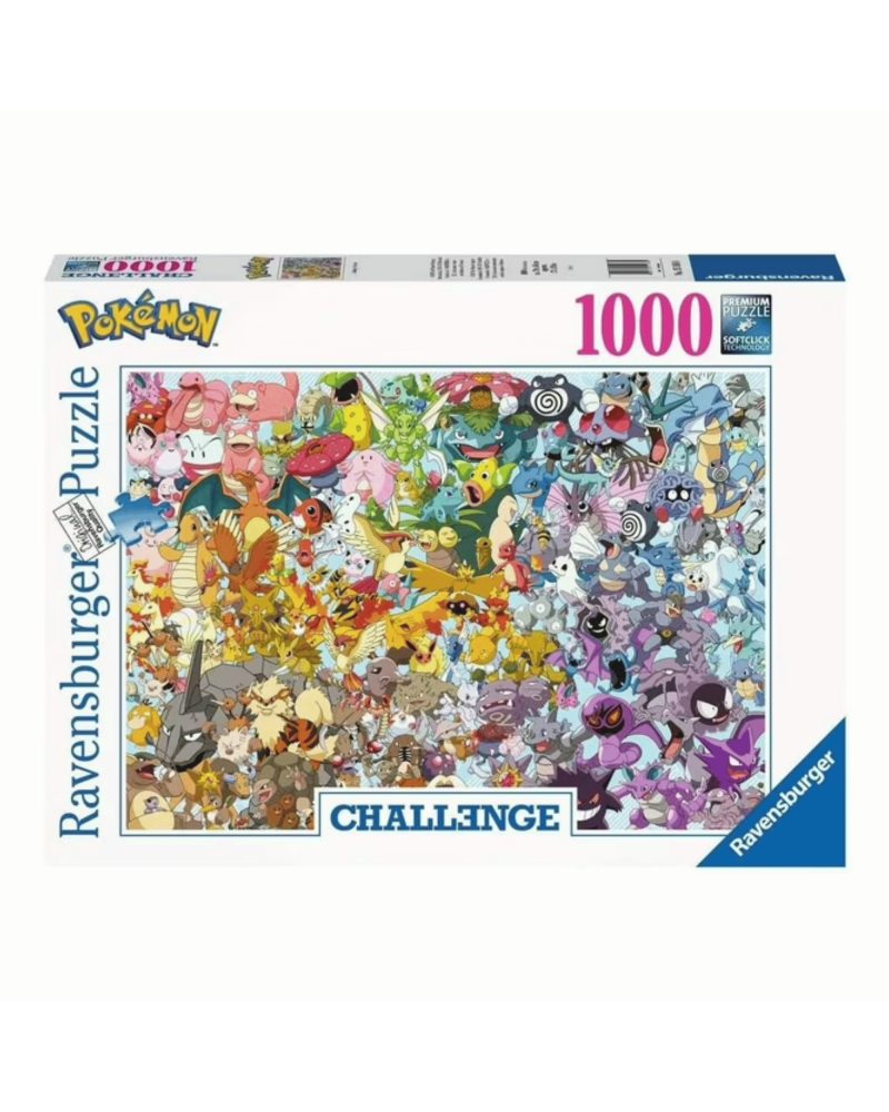 Puzzle 1000 piezas - Pokémon Challenge - Ravensburger