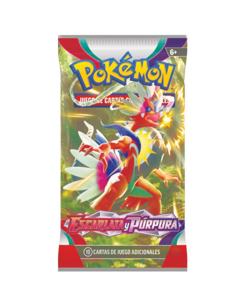 JCC Pokémon: Escarlata y Púrpura - Sobre de Refuerzo